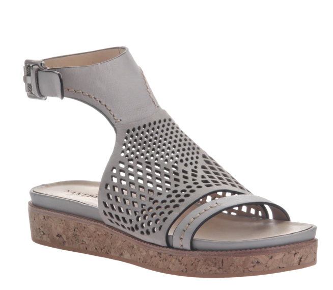 ARIES Grey Flat Sandal