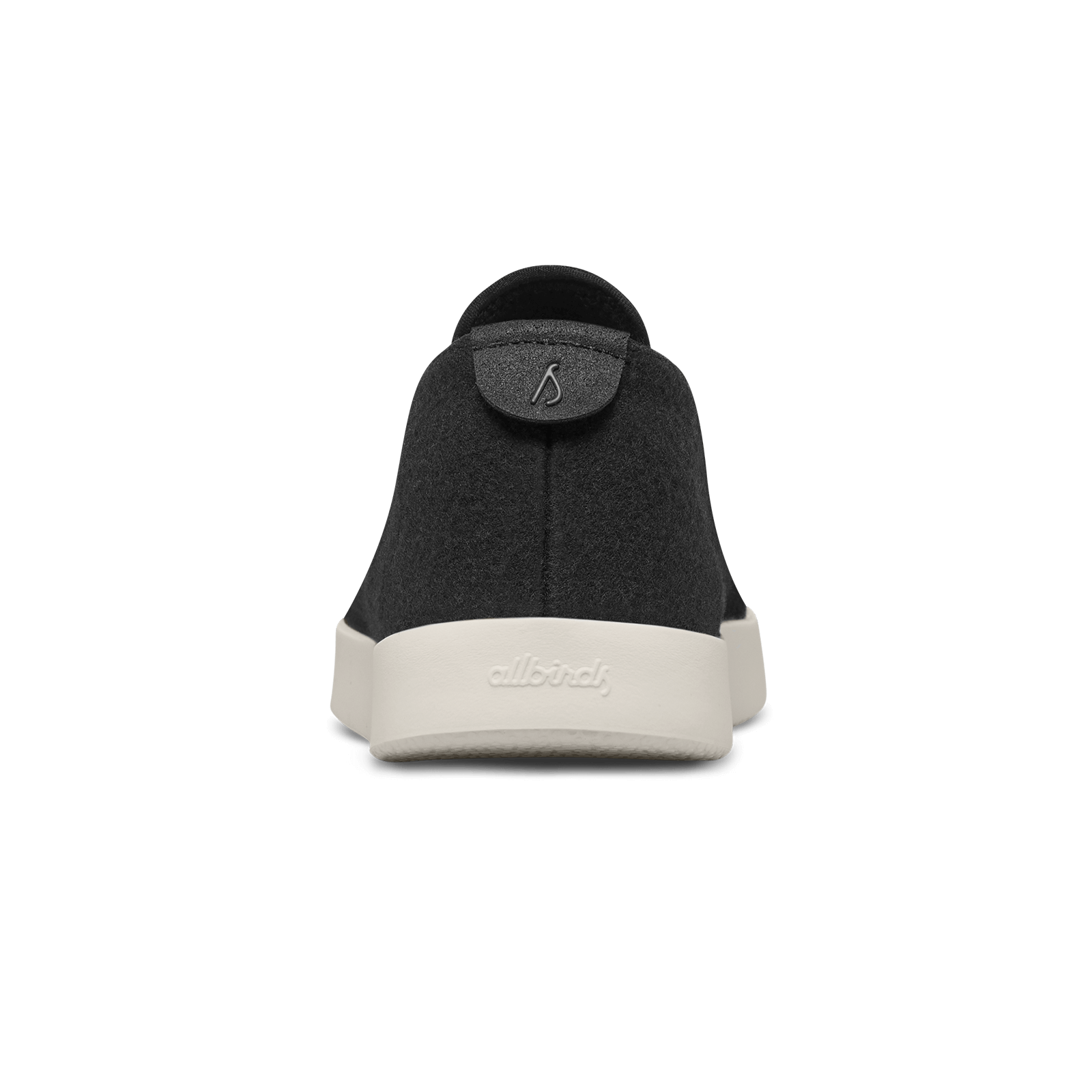 Men's Wool Loungers - True Black (Cream Sole)