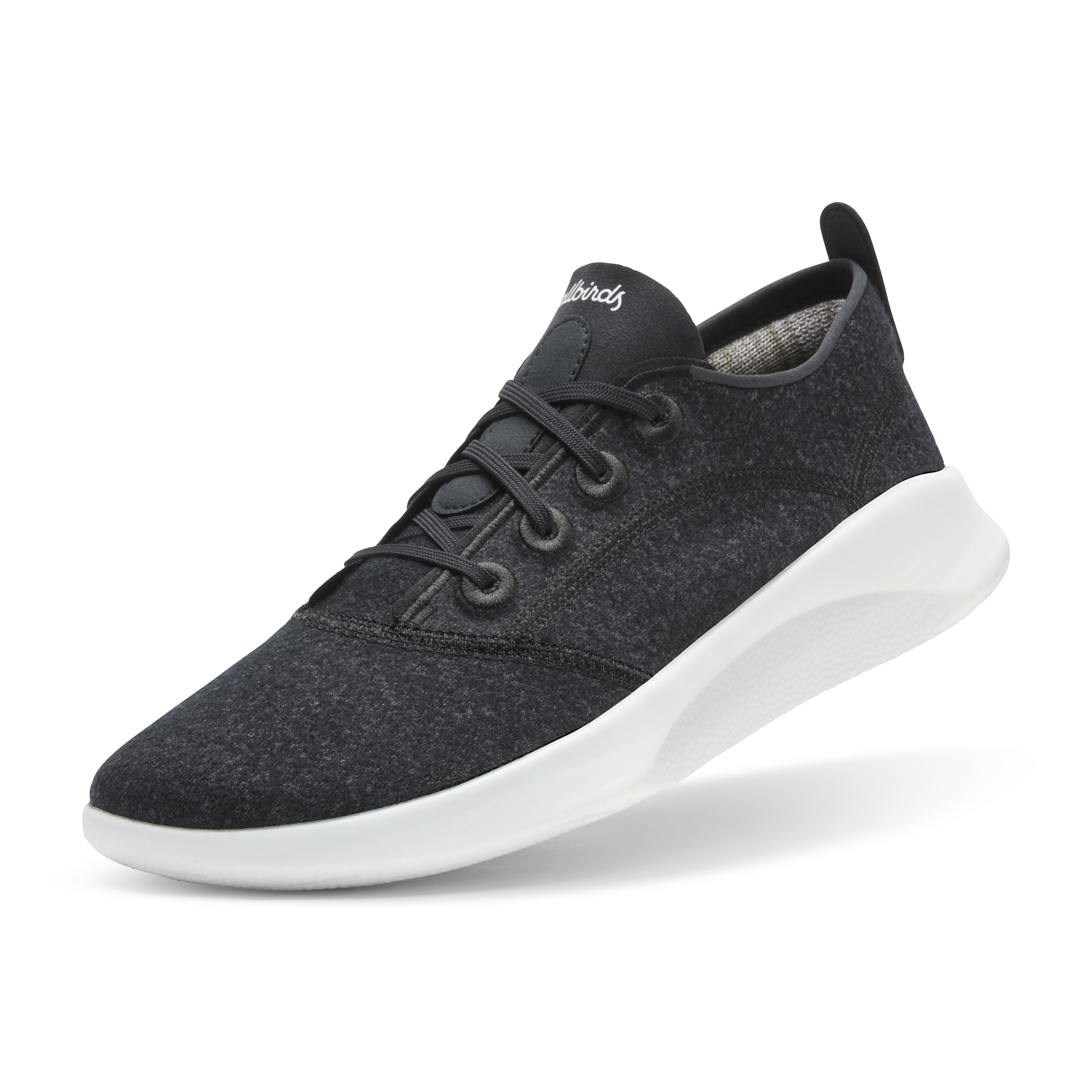 Women's SuperLight Wool Runners - Natural Black (Blizzard Sole)