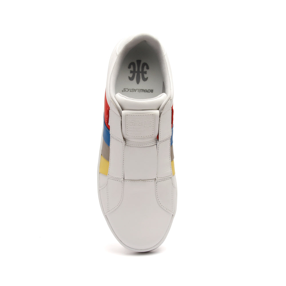 Men's Prince Albert Multicolored Leather Sneakers 01483-153