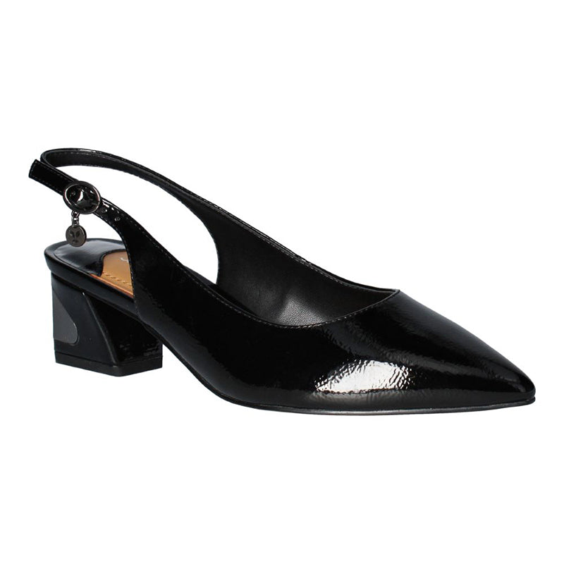 J. Renee Shayanne Black Patent Pump (Women)