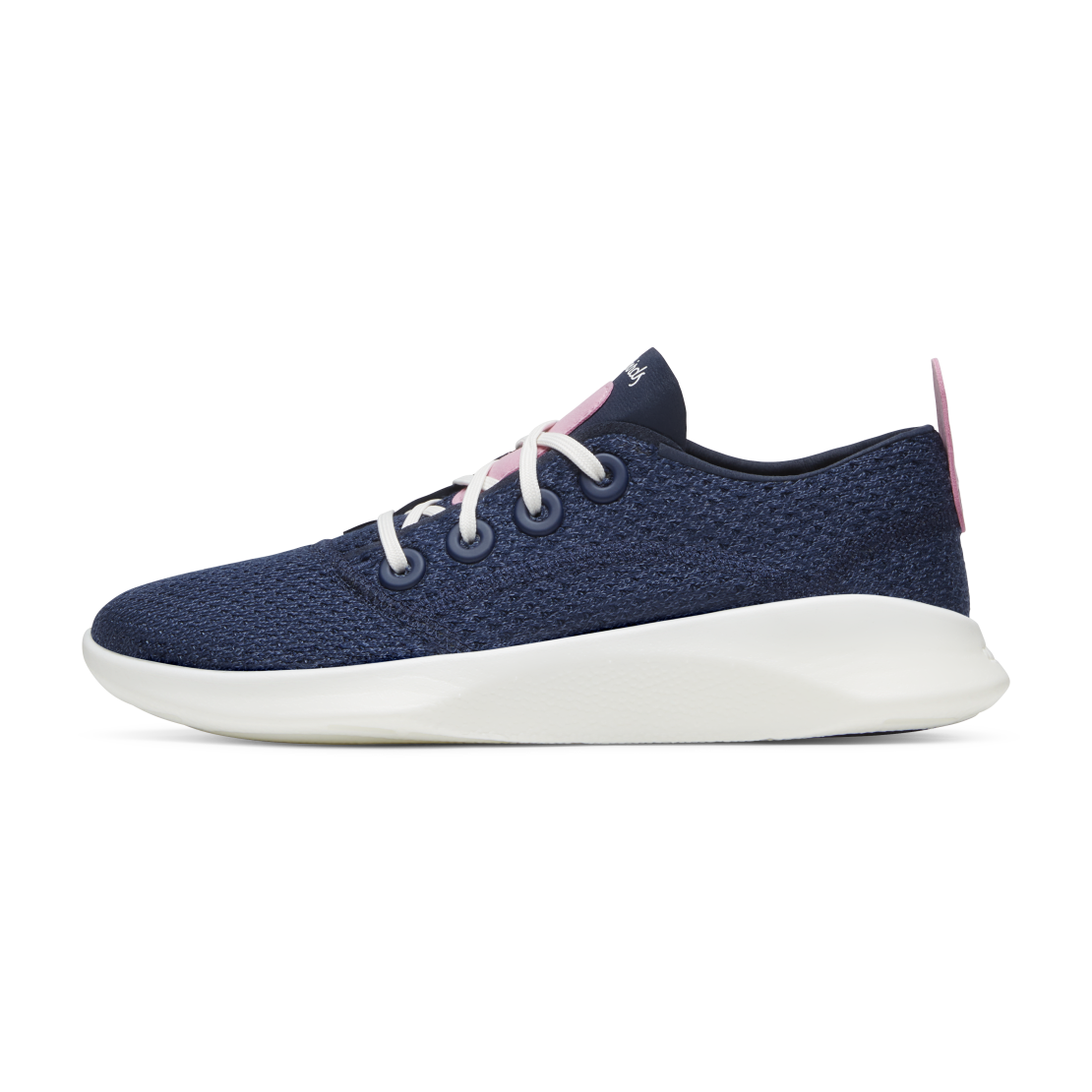 Women's SuperLight Tree Runners - Deep Navy/Basin Pink (Natural White Sole)