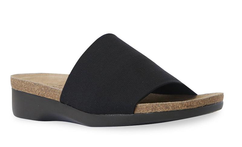 Munro Casita Black Stretch Sandal (Women)