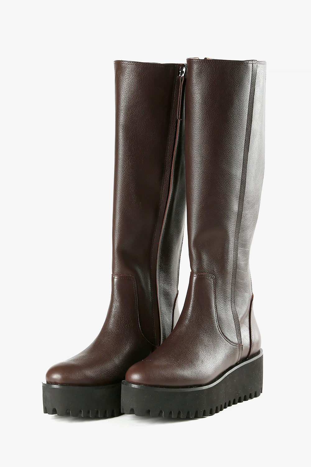 HIGH STRETCH FLATFORM Brown Boot