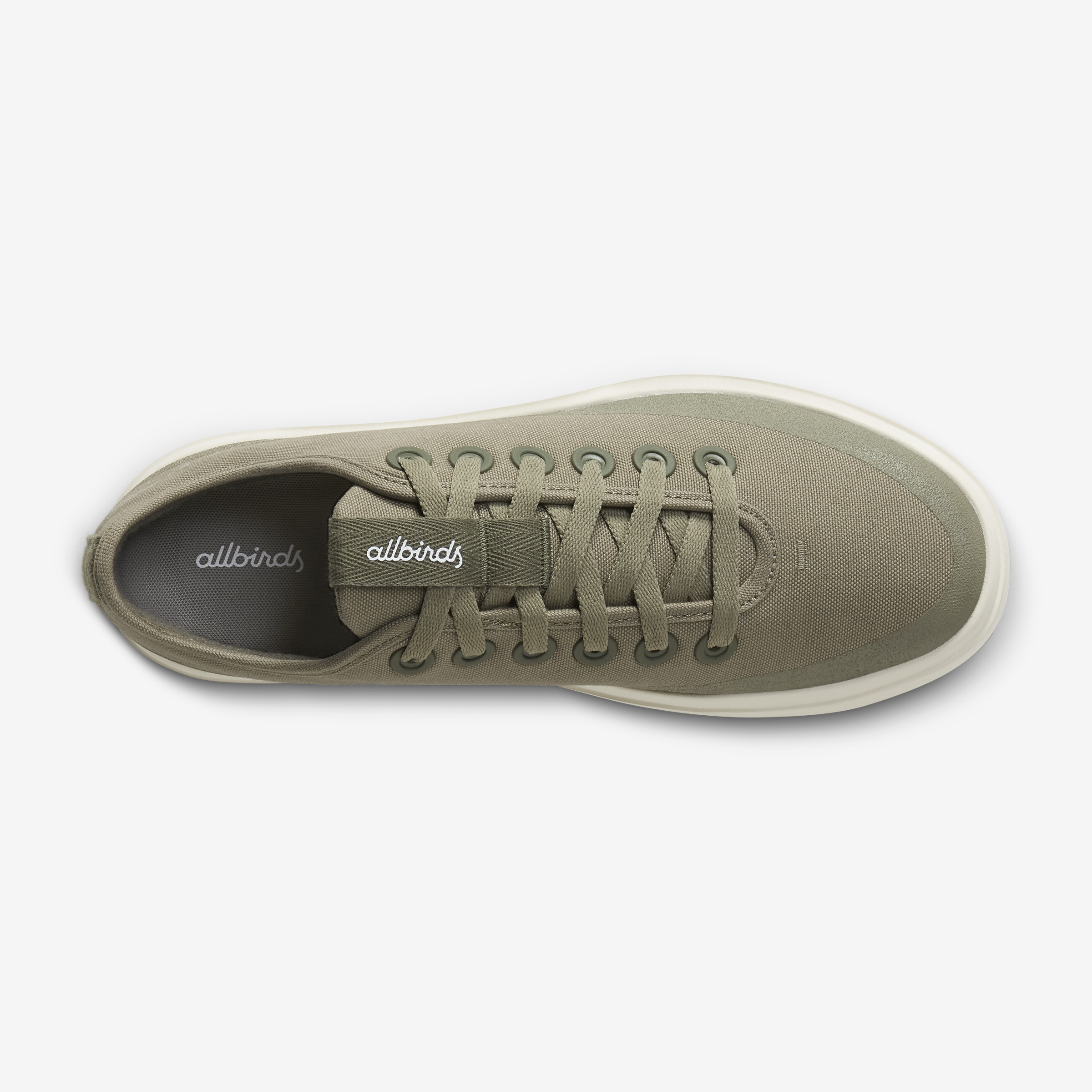 Men's Canvas Pipers - Rugged Green (Stony Cream Sole)