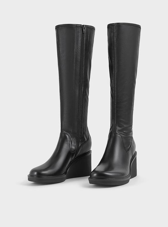 DEENA Black Tall Boots