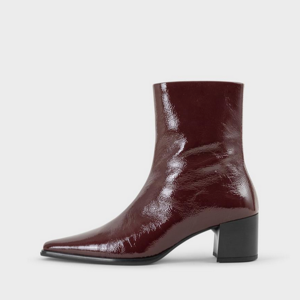 GISELLE Cherry Red Pointed Boots