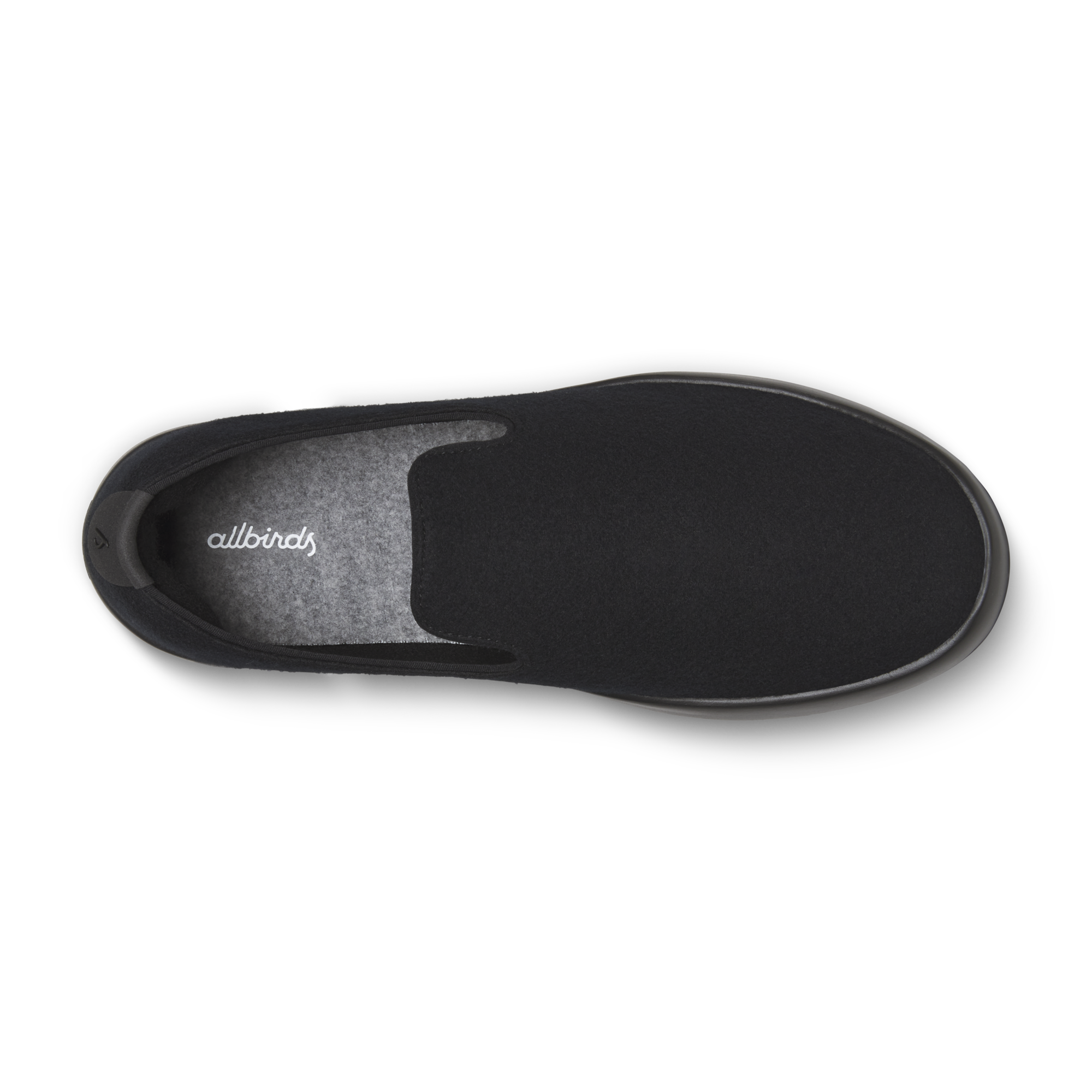 Men's Wool Loungers - Natural Black (Natural Black Sole)