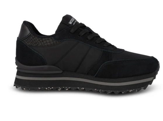 RONJA PLATEAU Black Sneakers