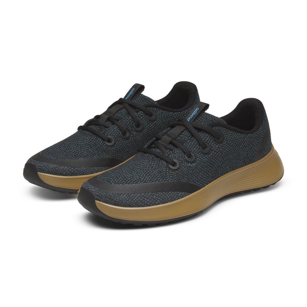 Women's Runner Protect - Natural Black/Chasm Teal (Stony Beige Sole)