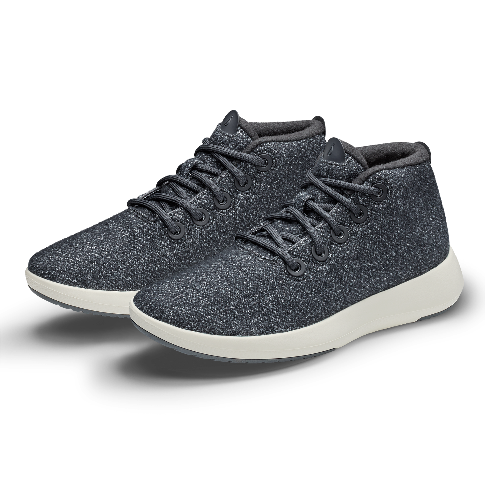 Women's Wool Runner-up Mizzles - Dark Grey (Natural White Sole)