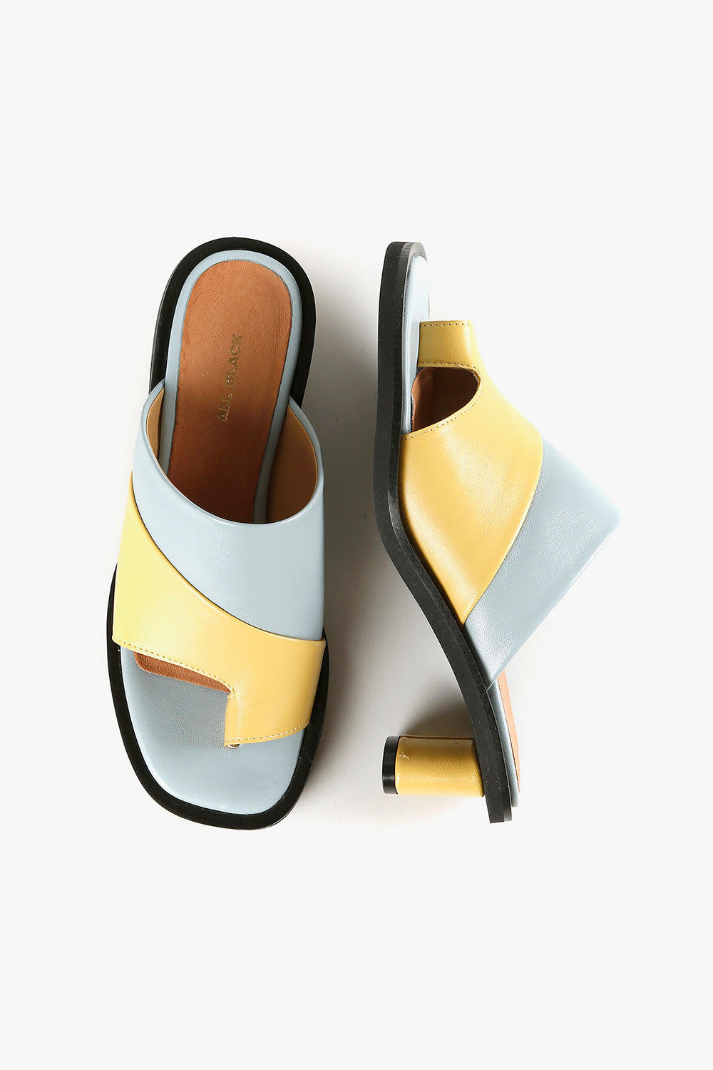 ANGLE BLOCK MULE Sandals