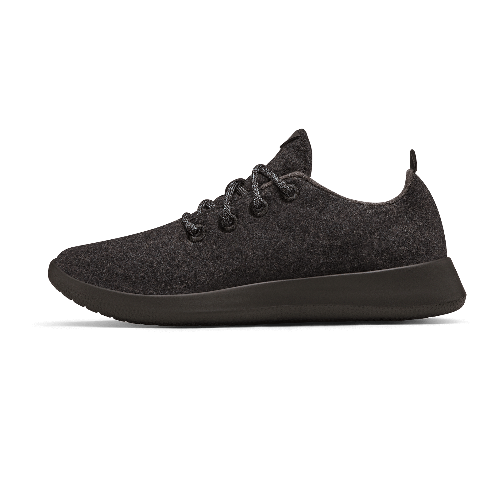 Men's Wool Runners - Natural Black (Black Sole)