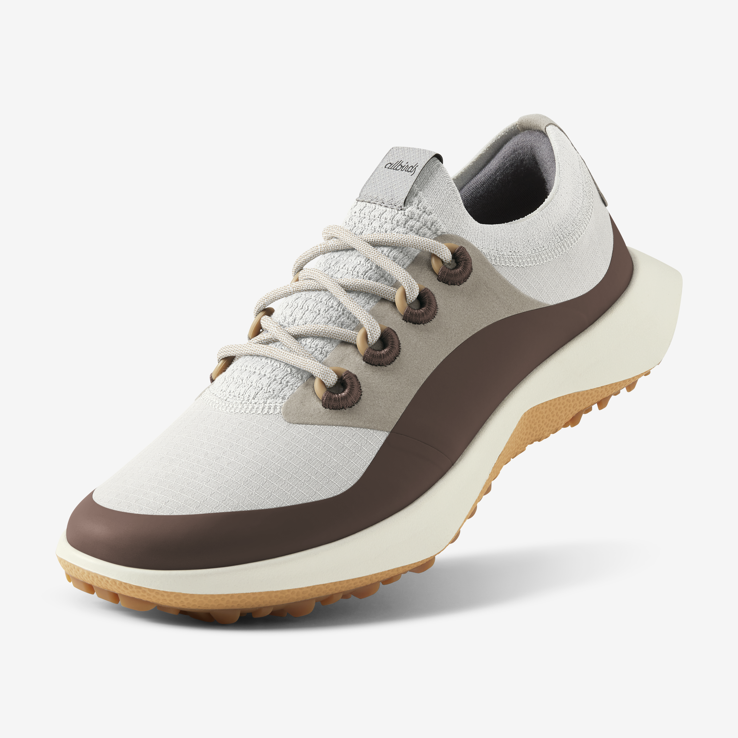 Men's Golf Dashers - Blizzard/Rugged Brown (Natural White Sole)