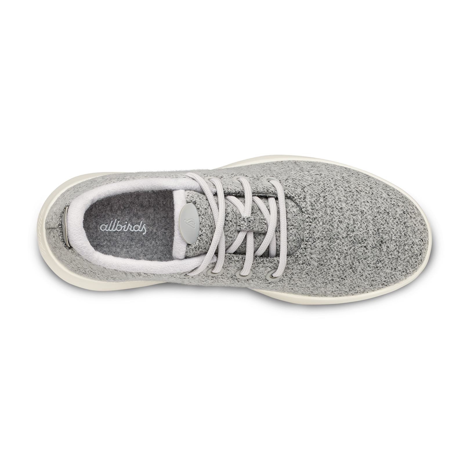 Women's Wool Runner Mizzles - Light Grey (Natural White Sole)