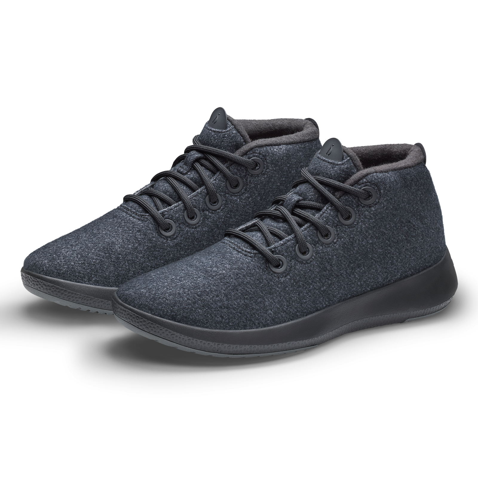 Men's Wool Runner-up Mizzles - Natural Black (Natural Black Sole)