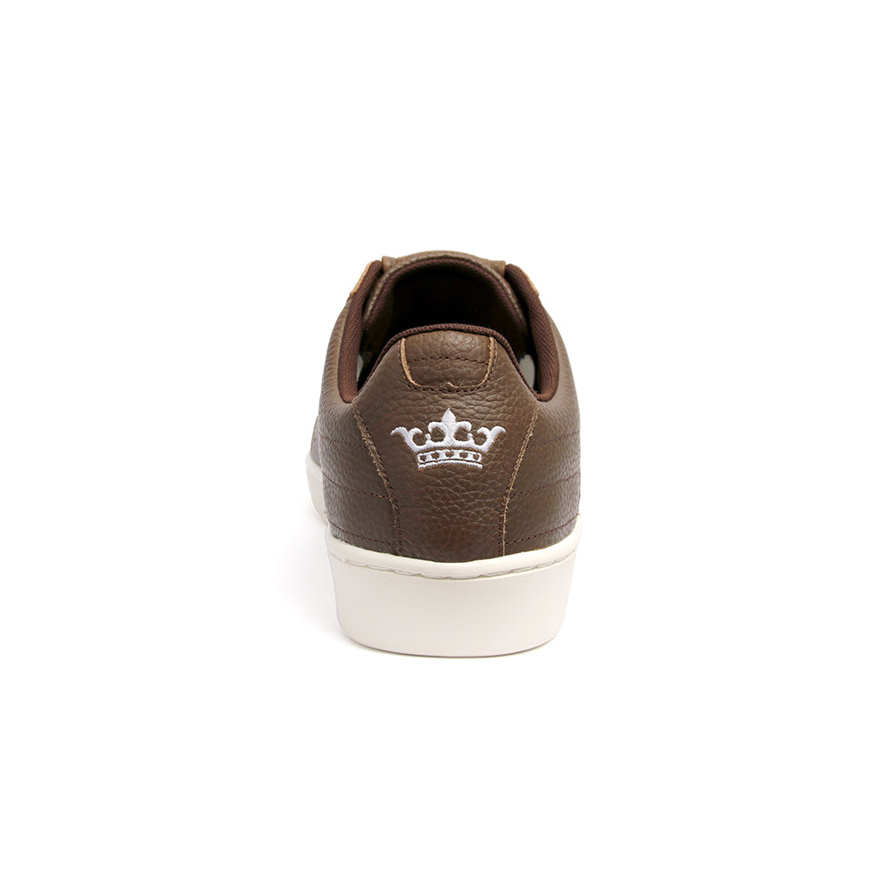 Men's Icon Classic Brown Leather Sneakers 02092-770