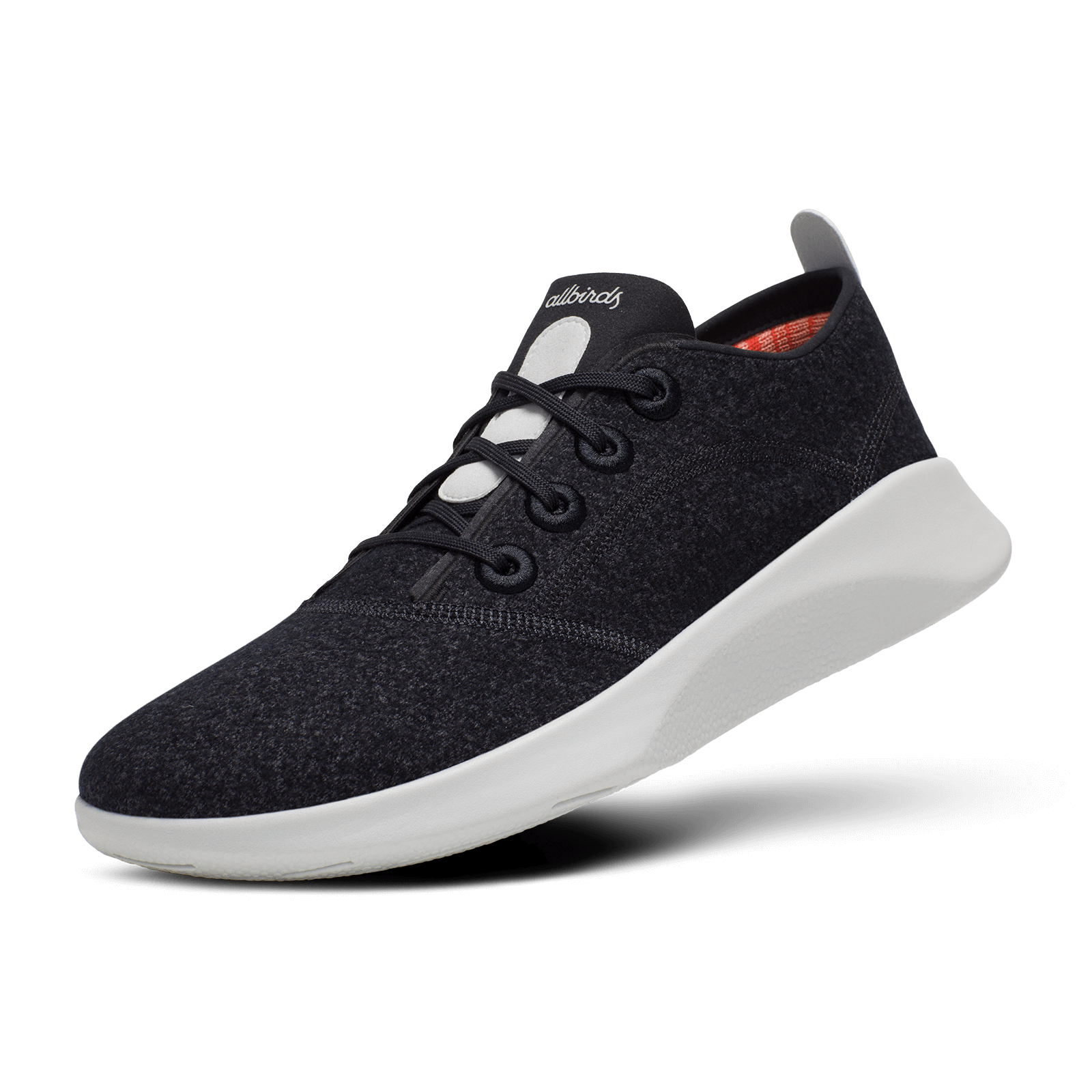 Men's SuperLight Wool Runners - Natural Black (Light Grey Sole)