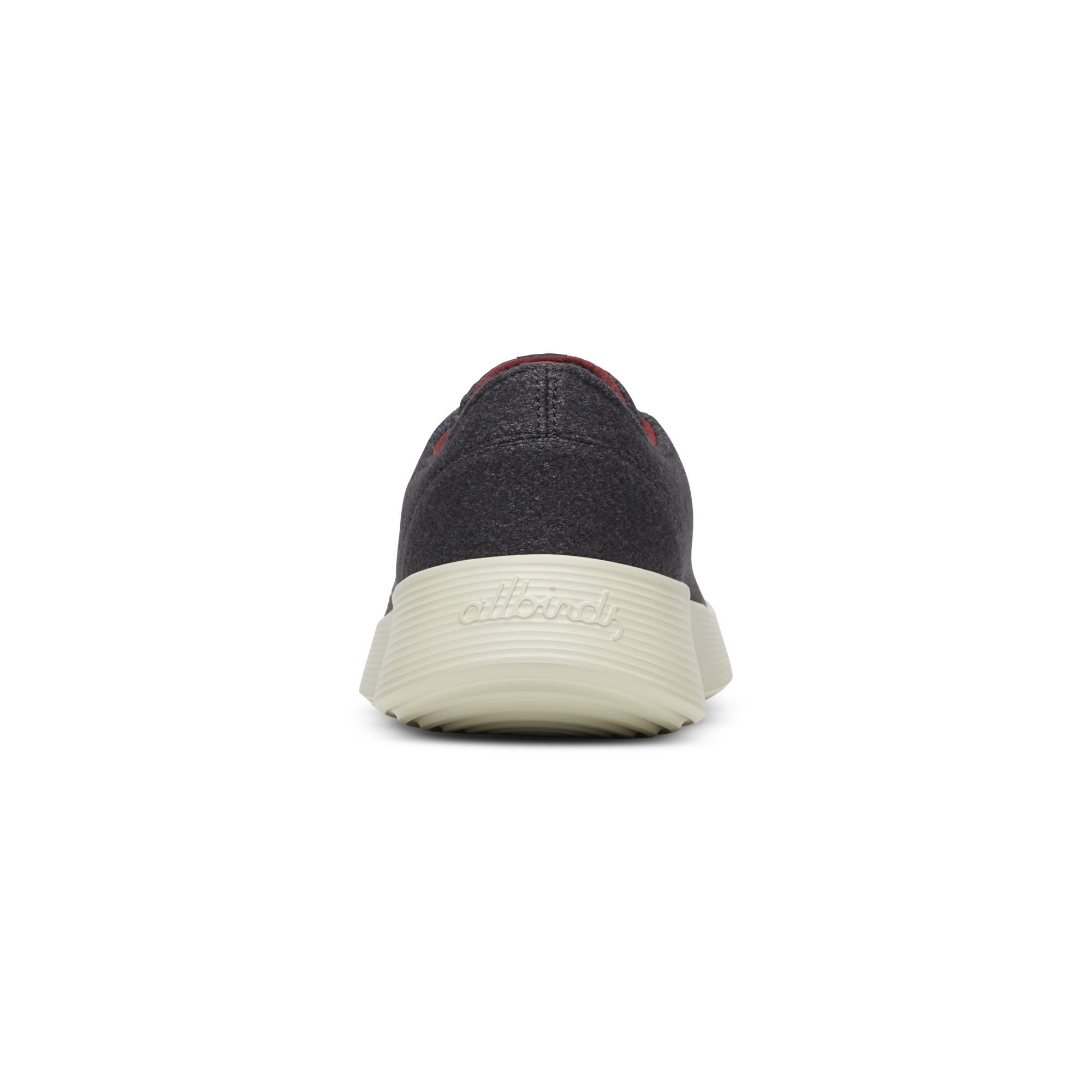 Women's Wool Runner Go - Dark Grey/Thunder Red (Arid Beige Sole)