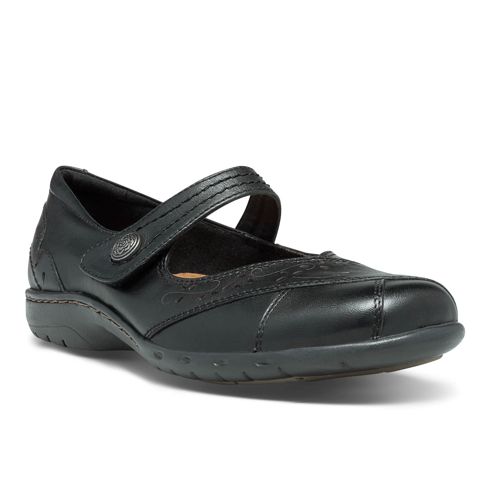 Cobb Hill Petra Black Leather (Women)