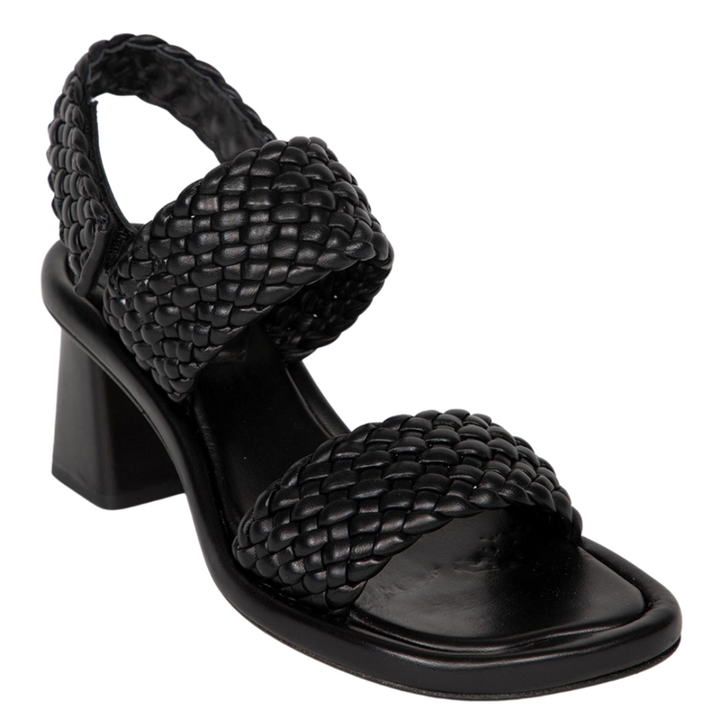 PINA Heeled Black Sandals