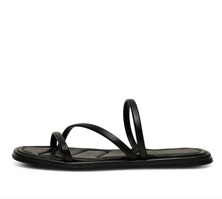 SELENA Strappy Black Sandals