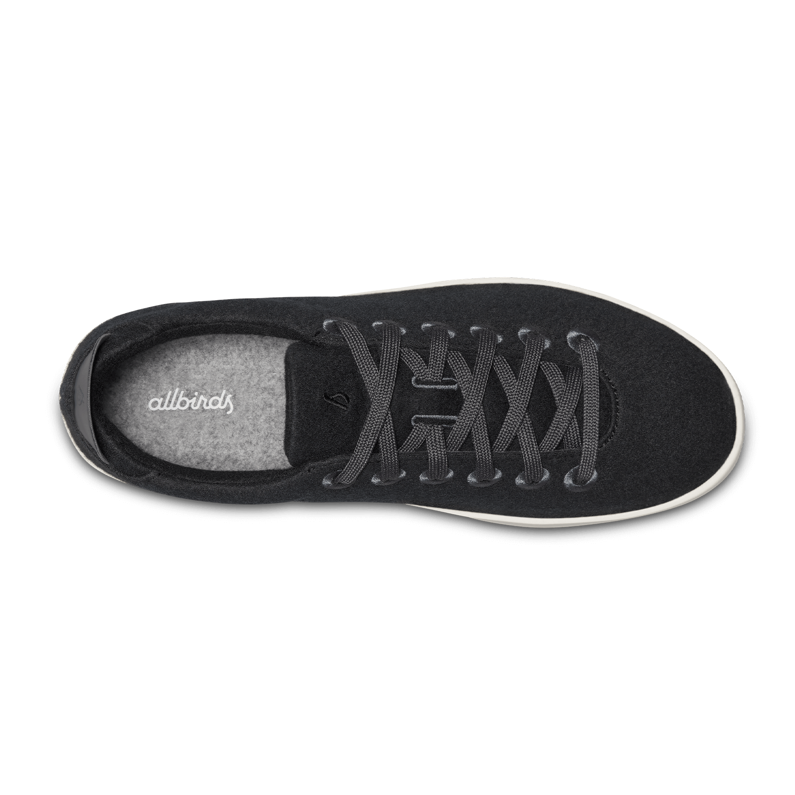 Men's Wool Pipers - True Black (White Sole)