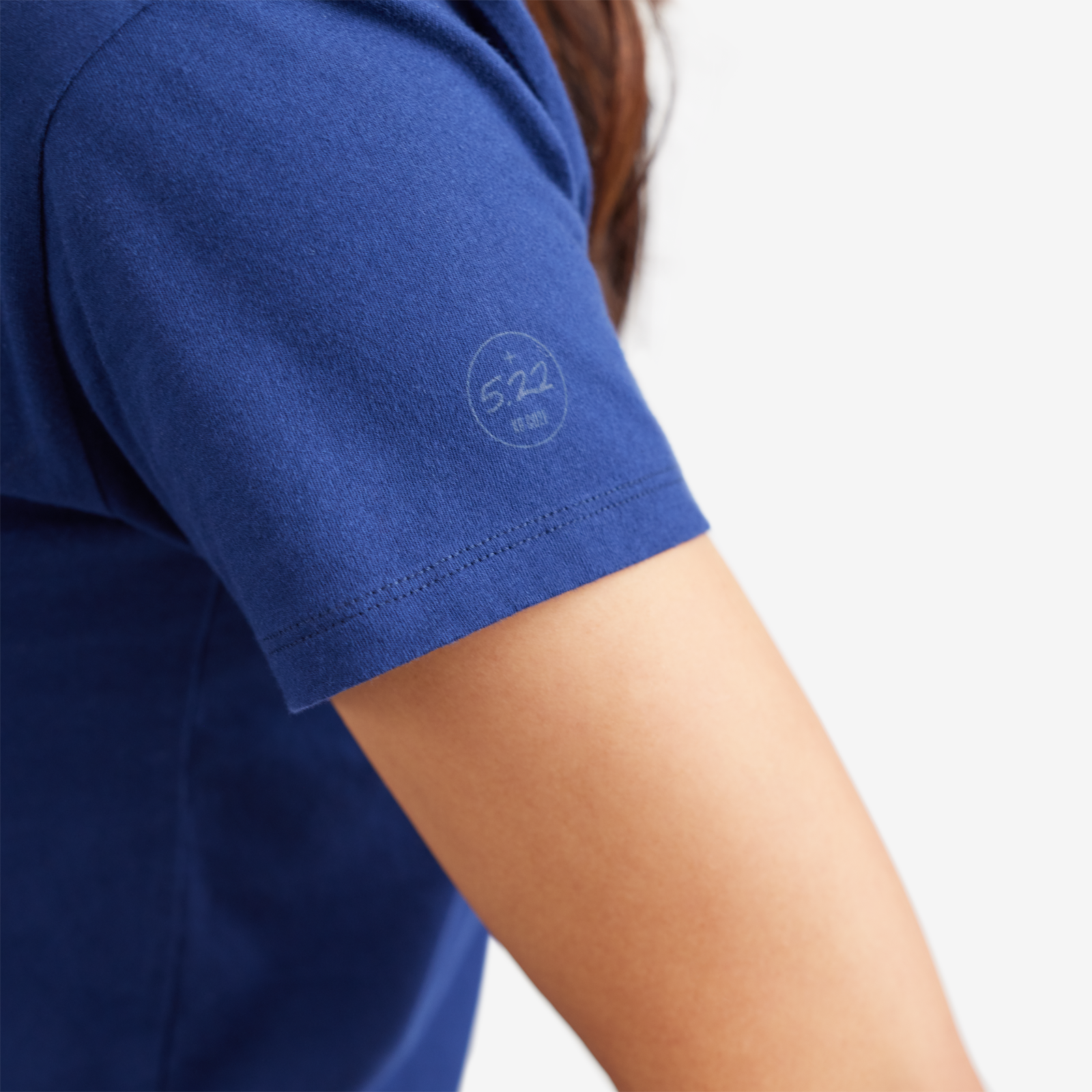 Women's Organic Cotton Tee - Logo - Deep Navy