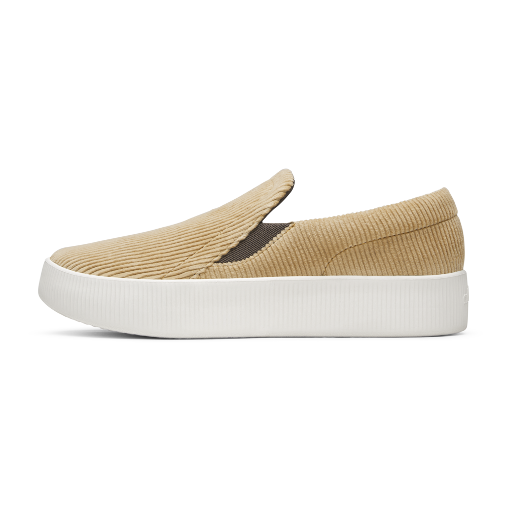 Women's Lounger Lift - Corduroy - Stony Beige (Natural White Sole)