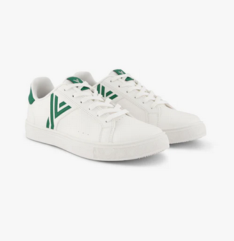 FRACTUS CACTUS White & Green Vegan UNISEX Sneakers