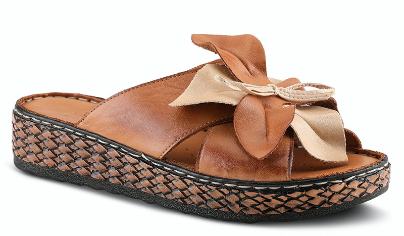 Spring Step Hilary Camel Leather Sandal (Women)