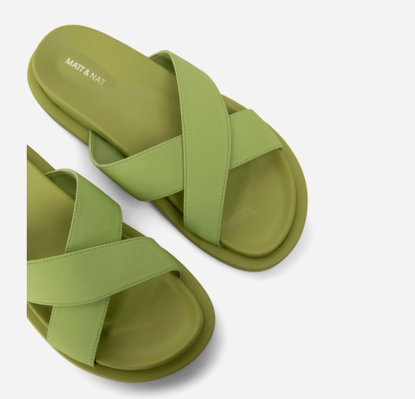 ALVERA Lime Green Sandals