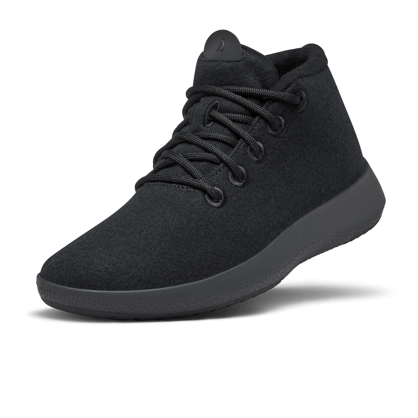 Women's Wool Runner-up Mizzles - True Black (Black Sole)