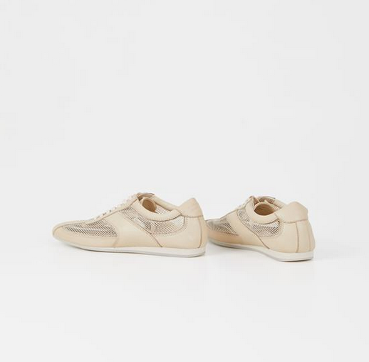 HILLARY Beige Flat Sneakers