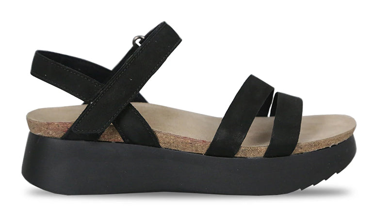 Munro Juniper Black Nubuck Sandal (Women)