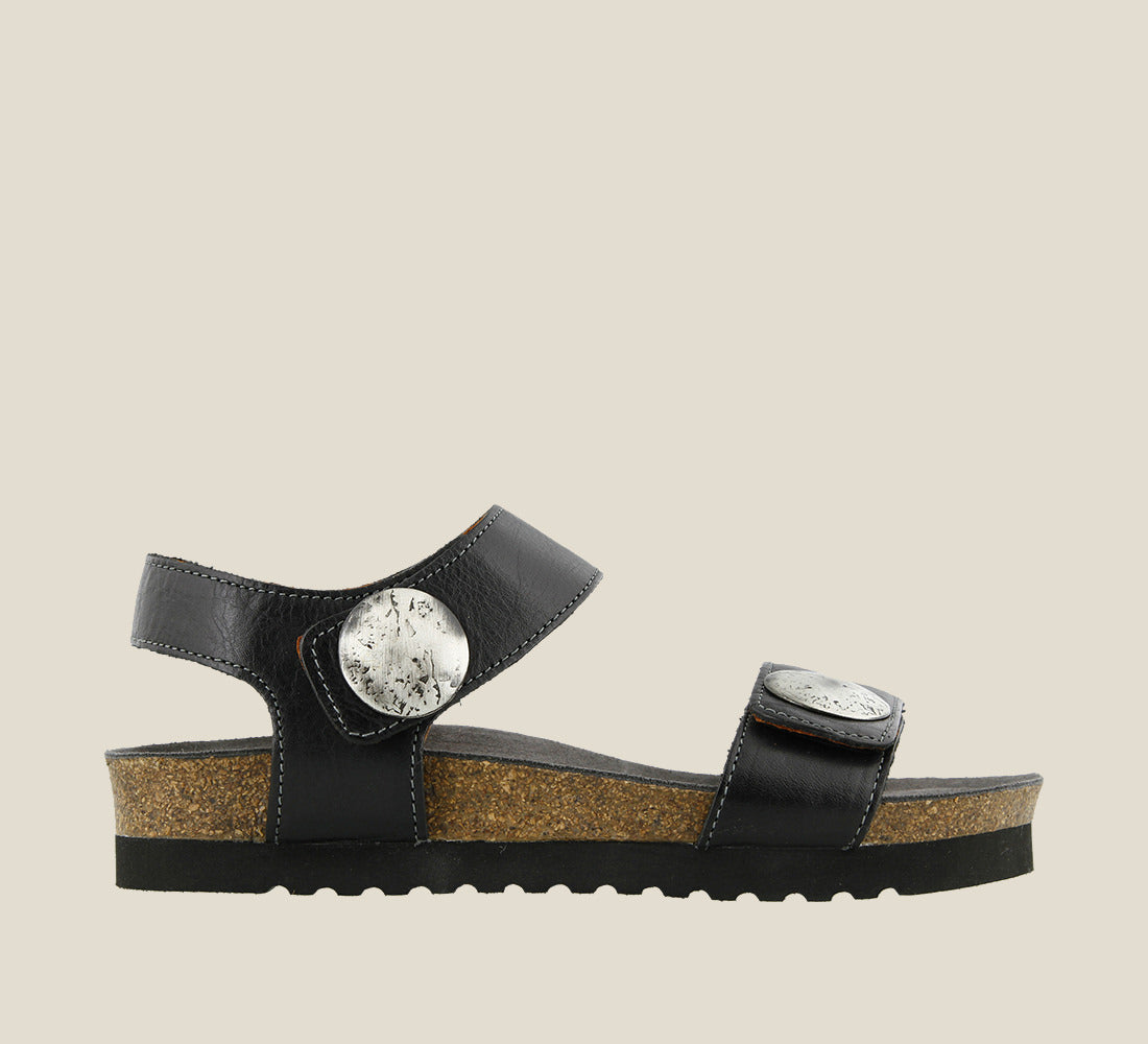 Taos - Luckie Sandal - In Black