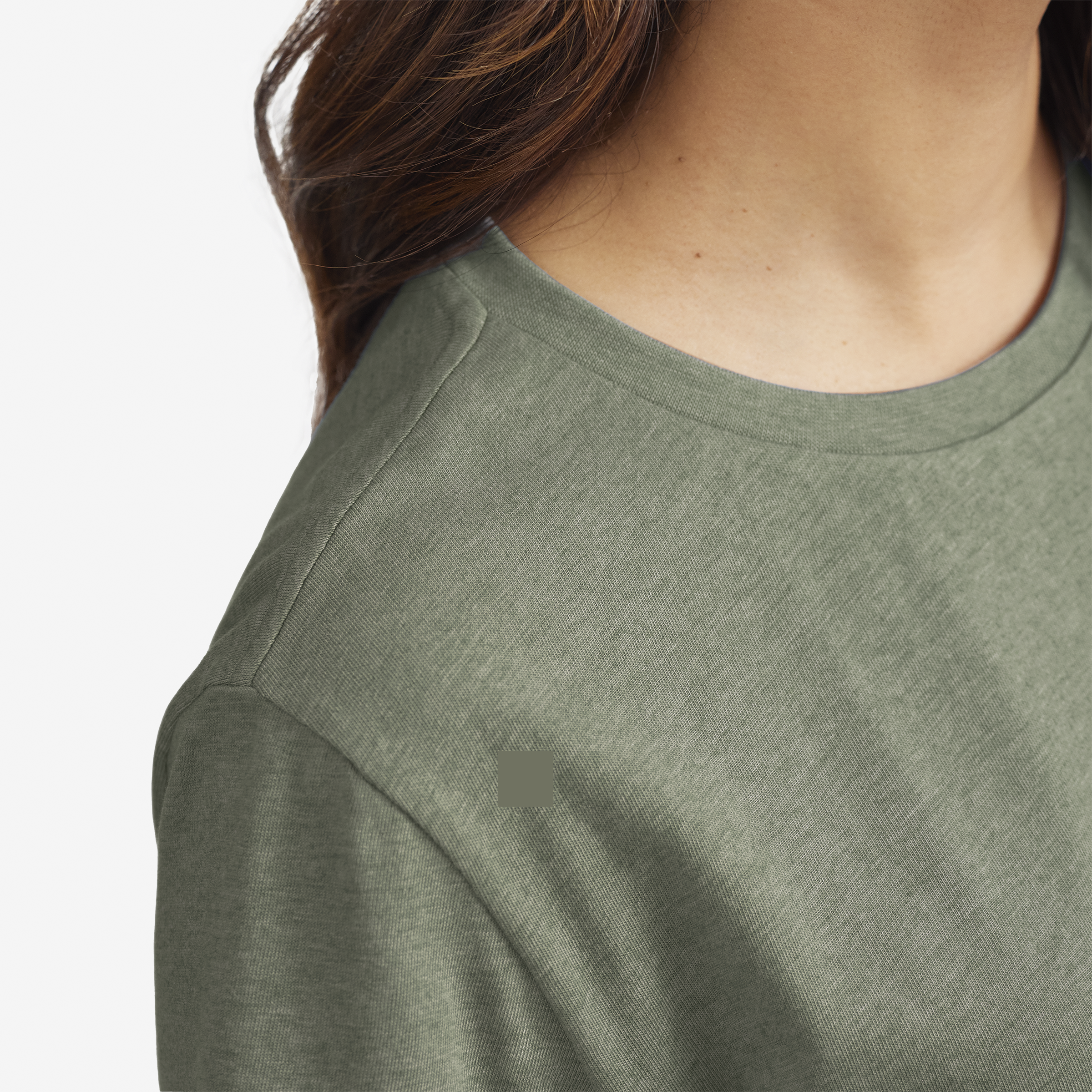 Women's Soft Merino Tee - Rugged Green