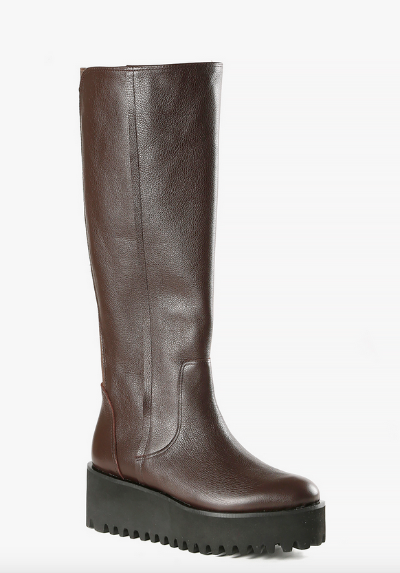 HIGH STRETCH FLATFORM Brown Boot