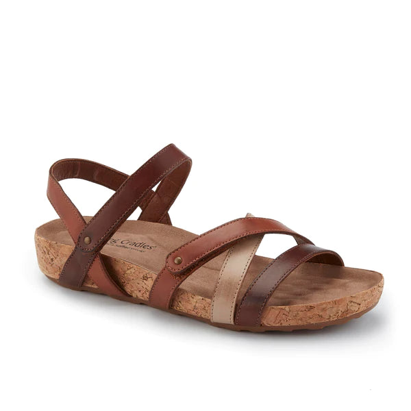 Walking Cradles Pool Brown Multi Sandal (Women)