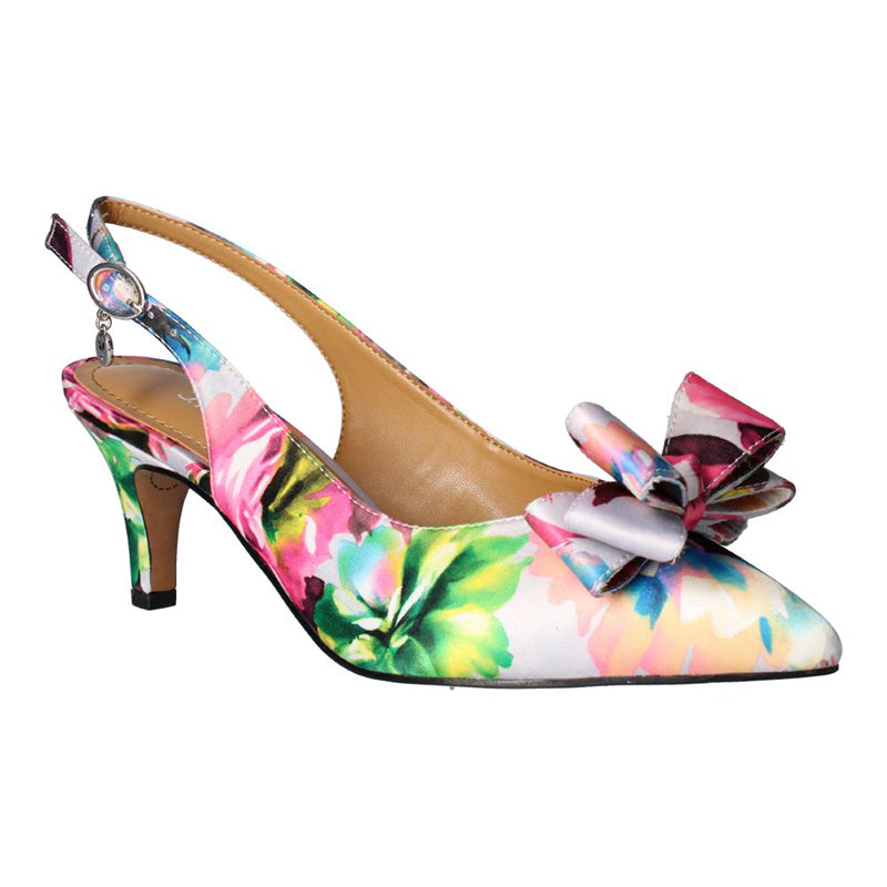 J. Renee Gosalyne Floral Satin Pump (Women)