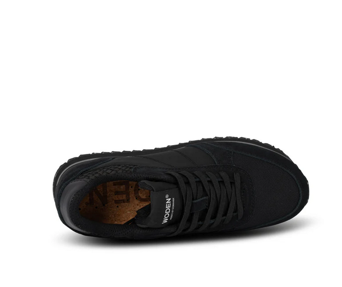 RONJA PLATEAU Black Sneakers