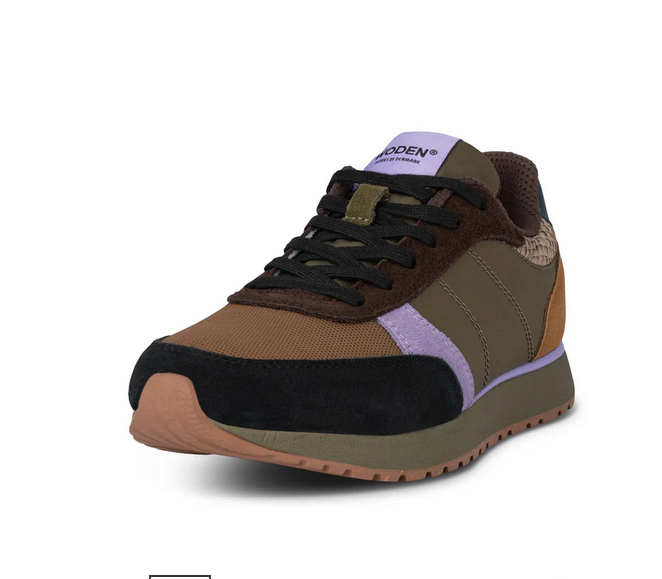 RONJA Dark Olive Orchid Sneakers