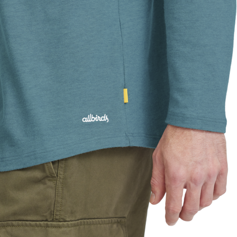 Men's Soft Merino Long Sleeve Tee - Chasm Teal