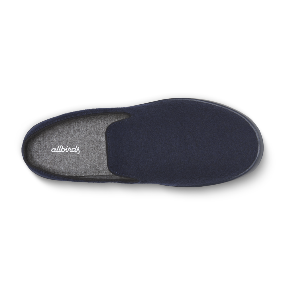 Women's Wool Lounger Mule - Deep Navy (True Navy Sole)