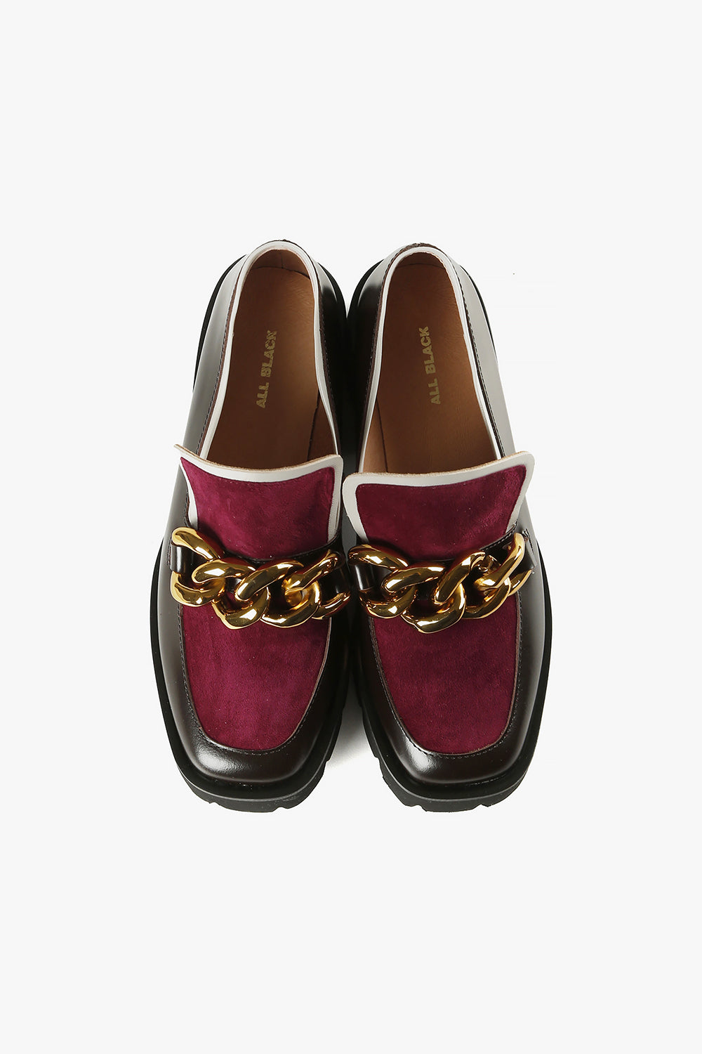 CHUNK LINKS LADY Purple & Brown Loafers