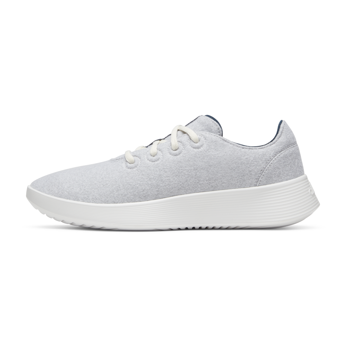 Women's Wool Runner Go - Light Grey/True Navy (Blizzard Sole)