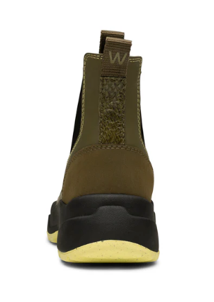 SIRI Waterproof Olive Green / Pale Lime Rubber Boots