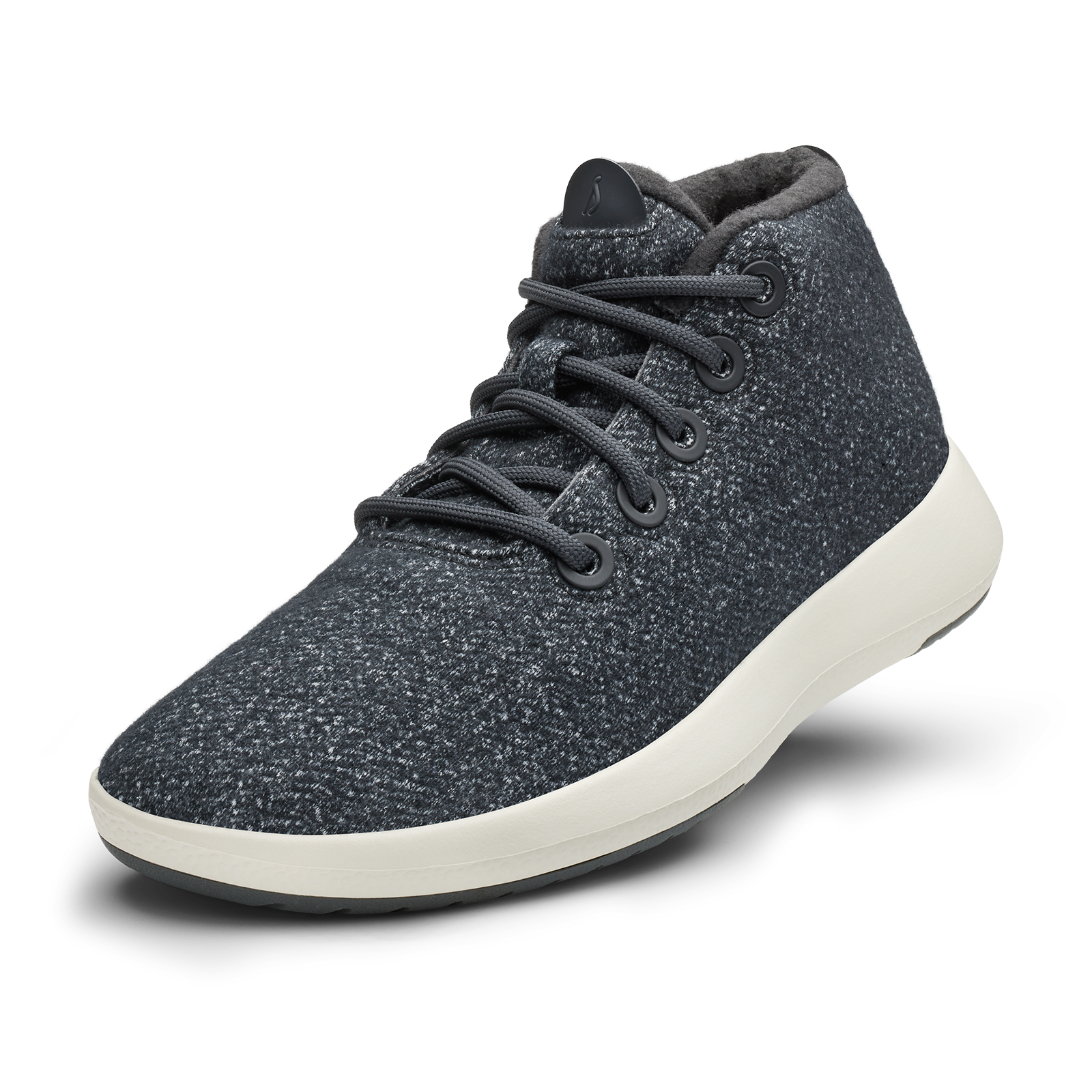 Men's Wool Runner-up Mizzles - Dark Grey (Natural White Sole)