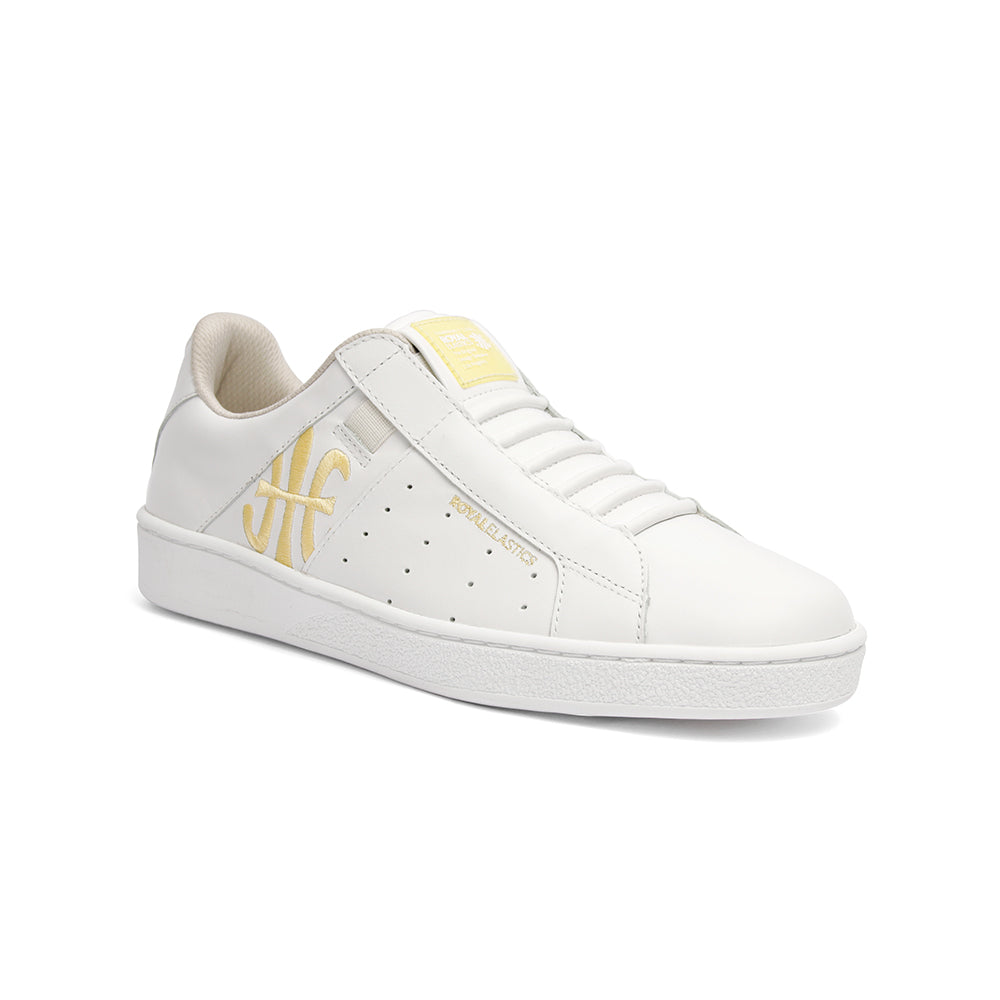 Women's Icon Genesis Bubblegum White Yellow Leather Sneakers 91992-300