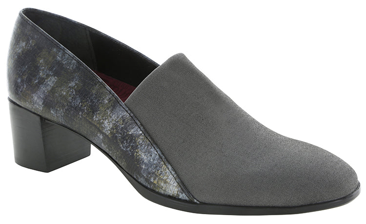 Munro Billee Grey Stretch/Lizard Print Pump (Women)